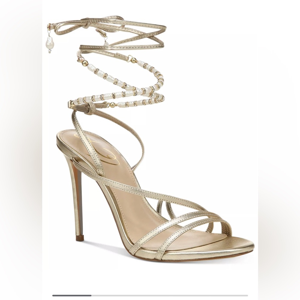Sam Edelman Scarlette Gold Leather sandals, brand new. Size 7.5M